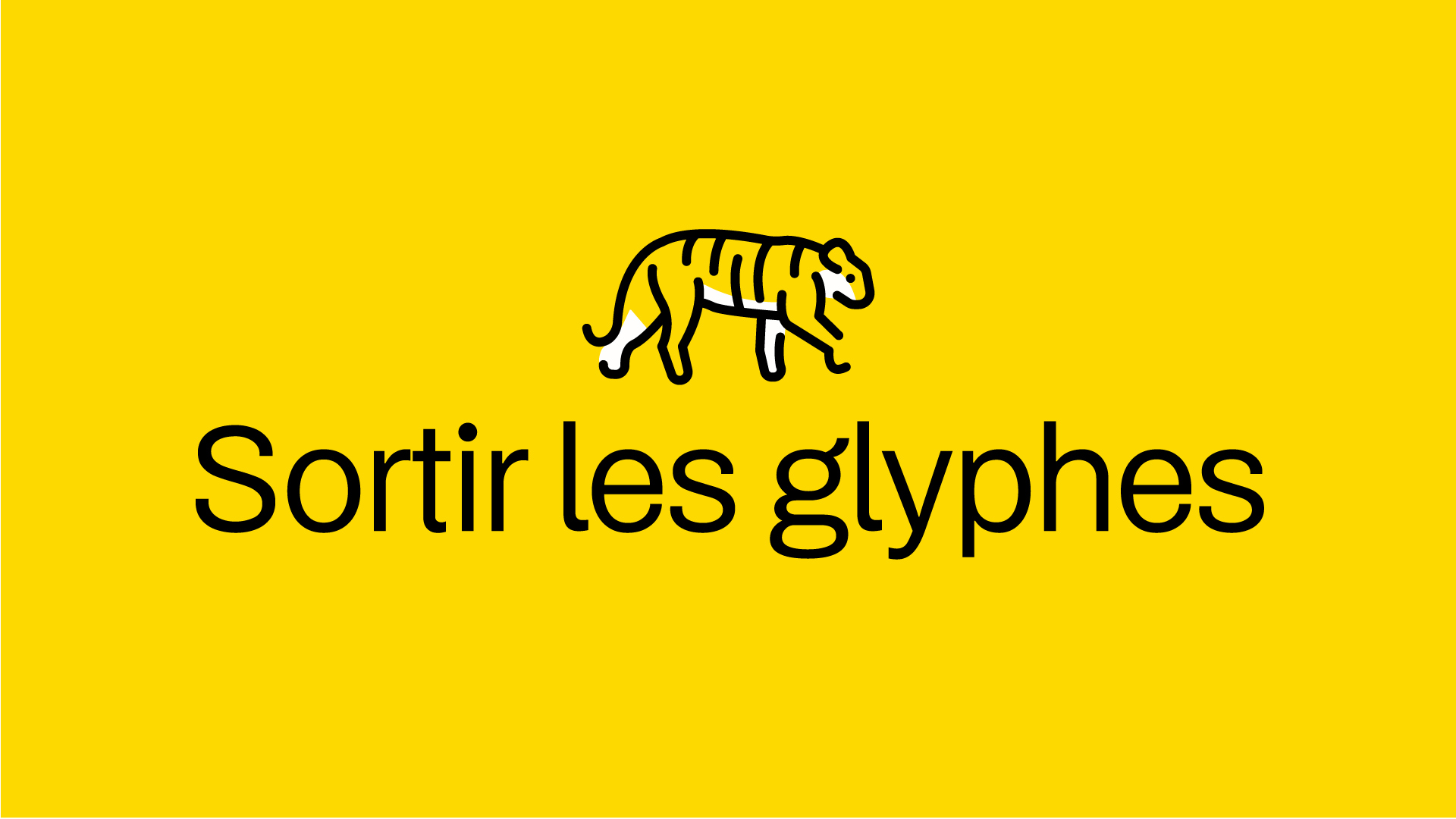 Thriller typographique